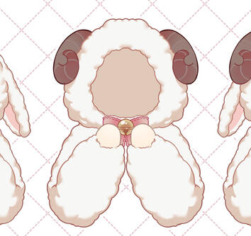 Lamb Hoodie @nana_illust